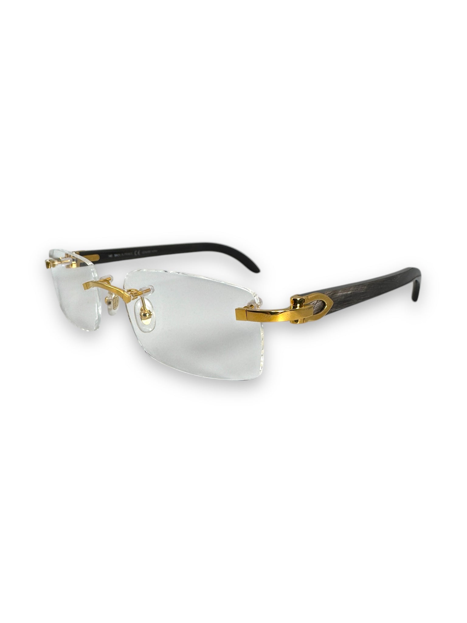 Cartier C Decor Black Buffalo Horn Glasses