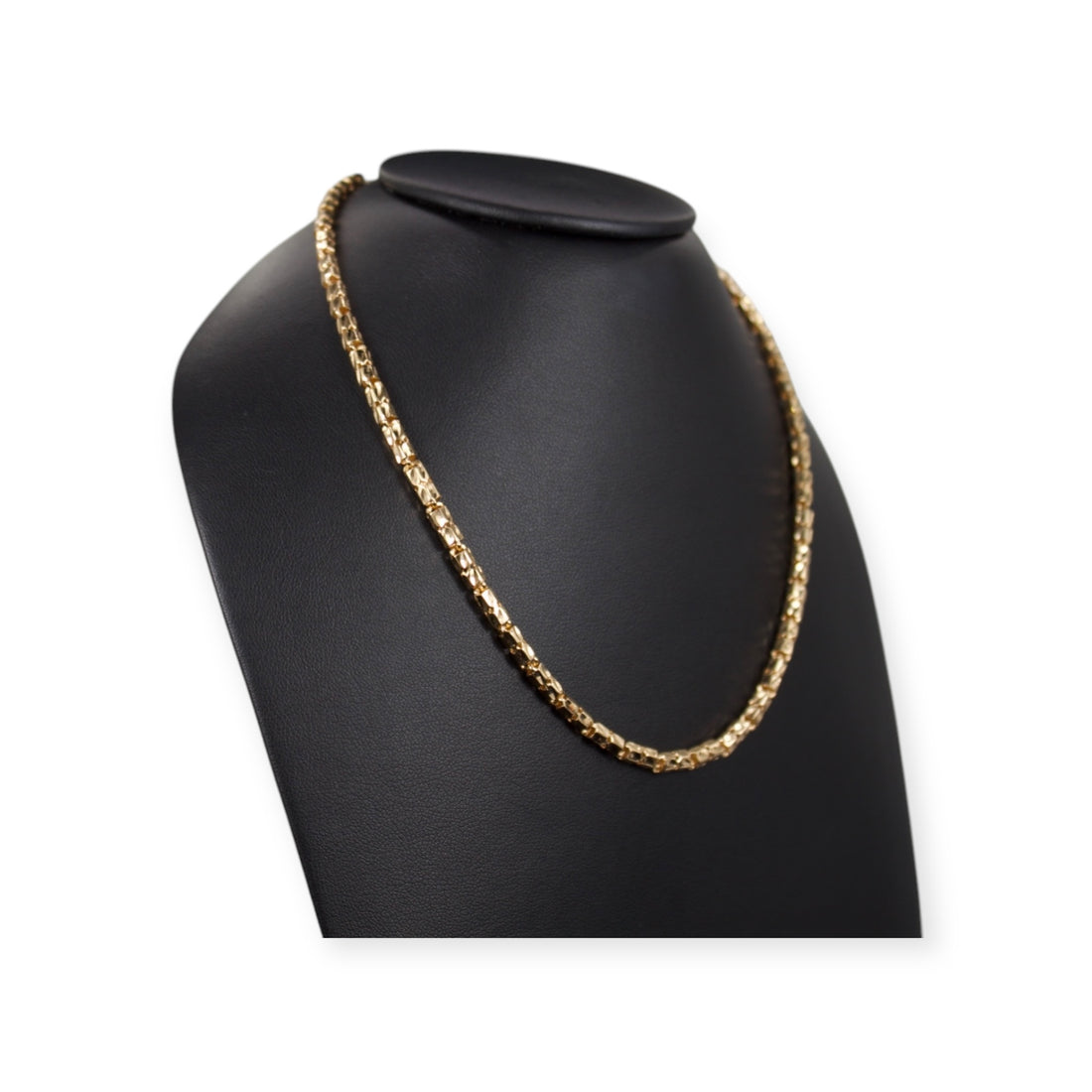 18k Asian Gold Diamond Cut Chain