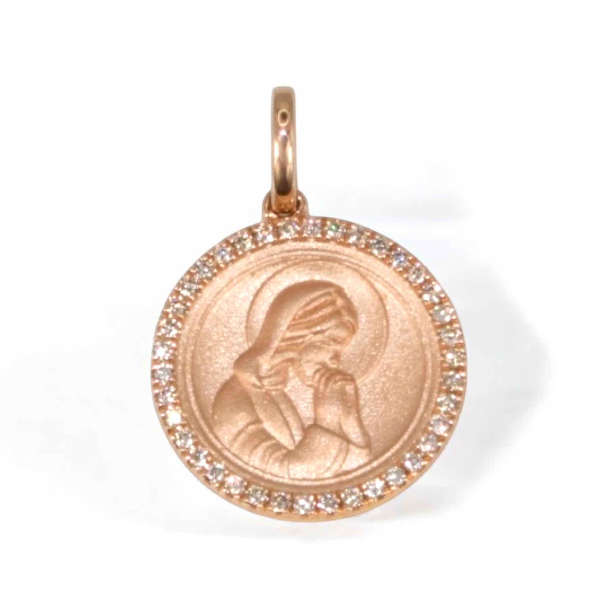 Prayers Up Pendant Rose