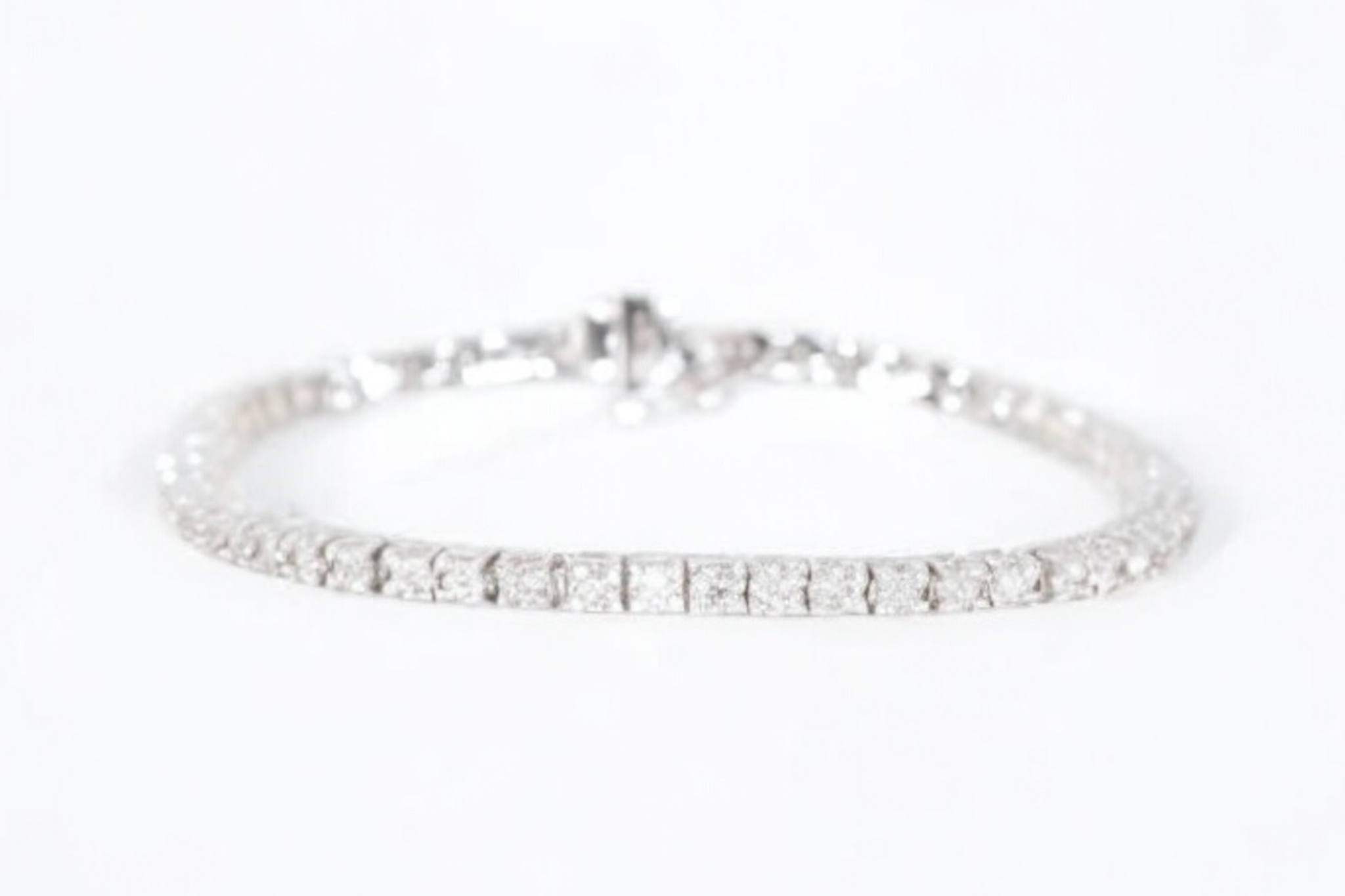14K Lab Diamond Tennis Bracelet