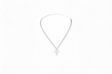 Mini Diamond Cross Necklace