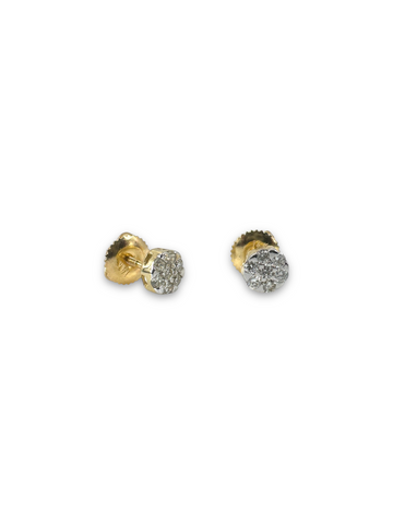 Mini Diamond Cluster Earrings