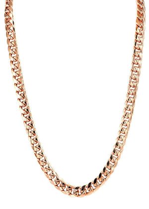 Rose Gold Solid Handmade Miami Cuban