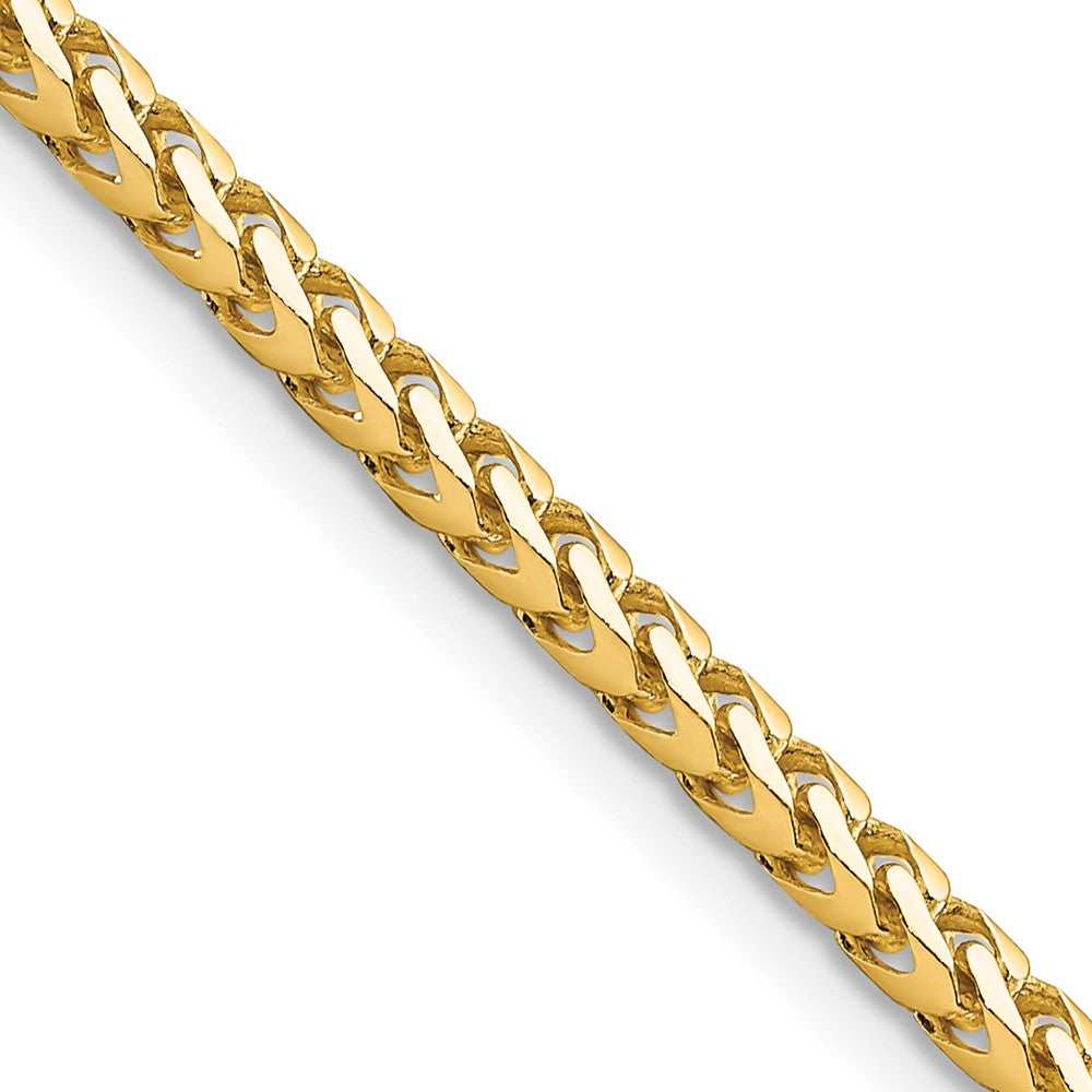 14k Franco Chain Necklace Yellow Gold Ice Guys Jewelry